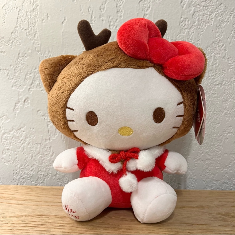 Hello Kitty Reindeer Christmas Plush